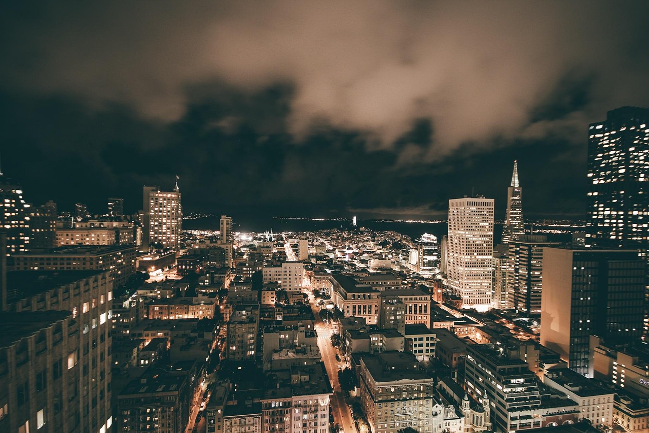 Mission District street and buildings in San Francisco